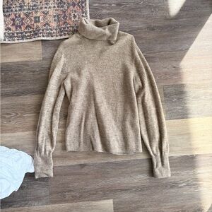 Banana Republic Taupe Turtleneck Sweater